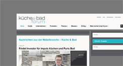 Desktop Screenshot of kuecheundbadforum.de