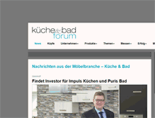 Tablet Screenshot of kuecheundbadforum.de